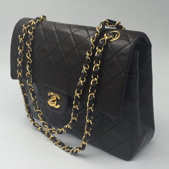 ❗️Sold❗️ Chanel Lambskin Double Flap Brown - Picture 4 of 10